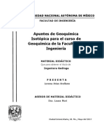 Apuntes de Geoquímica Isotópica para El Curso de Geoquímica de La Facultad de Ingeniería