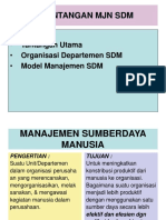 Materi 1 Manajemen Sumber Daya Manusia