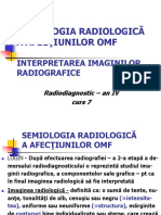 Curs Radiodiagnostic Medicina Dentara INTERPRETAREA IMAGINILOR RADIOGRAFICE