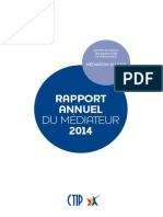 Rapport Du Mediateur 2014 PDF