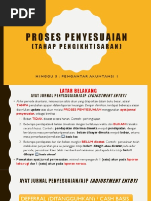 Jurnal Penyesuaian