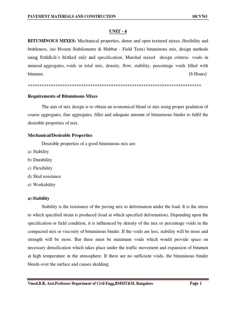Bituminous Mixes | PDF | Road Surface | Asphalt
