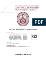 Informe 5 - Circuitos Transistorios RC de Primer Orden