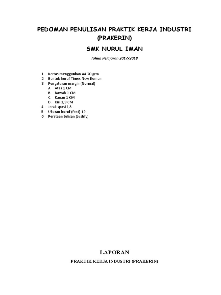 Kerangka Proposal | PDF