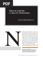 Mário de Andrade e a lição do Modernismo