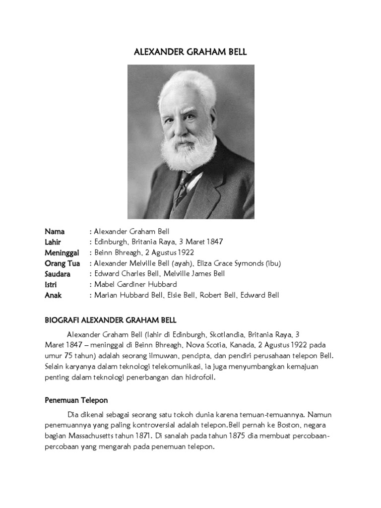 Alexander Graham Bell Pdf