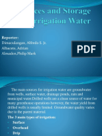 Services and Storage of Water