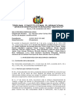 Sentencia Constitucional sobre despido laboral