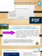 Instrumentos Economicos y Del Financiamiento de La Gestión Ambiental