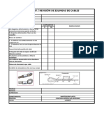 Check List Inspección Eslingas de Cable CV 6