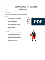 The Standard Operating Procedure For Basketball