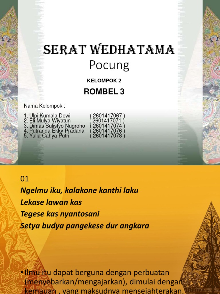 Wedhatama Pocung Pdf