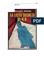 Barak, Michael - La Lista Secreta de Hr