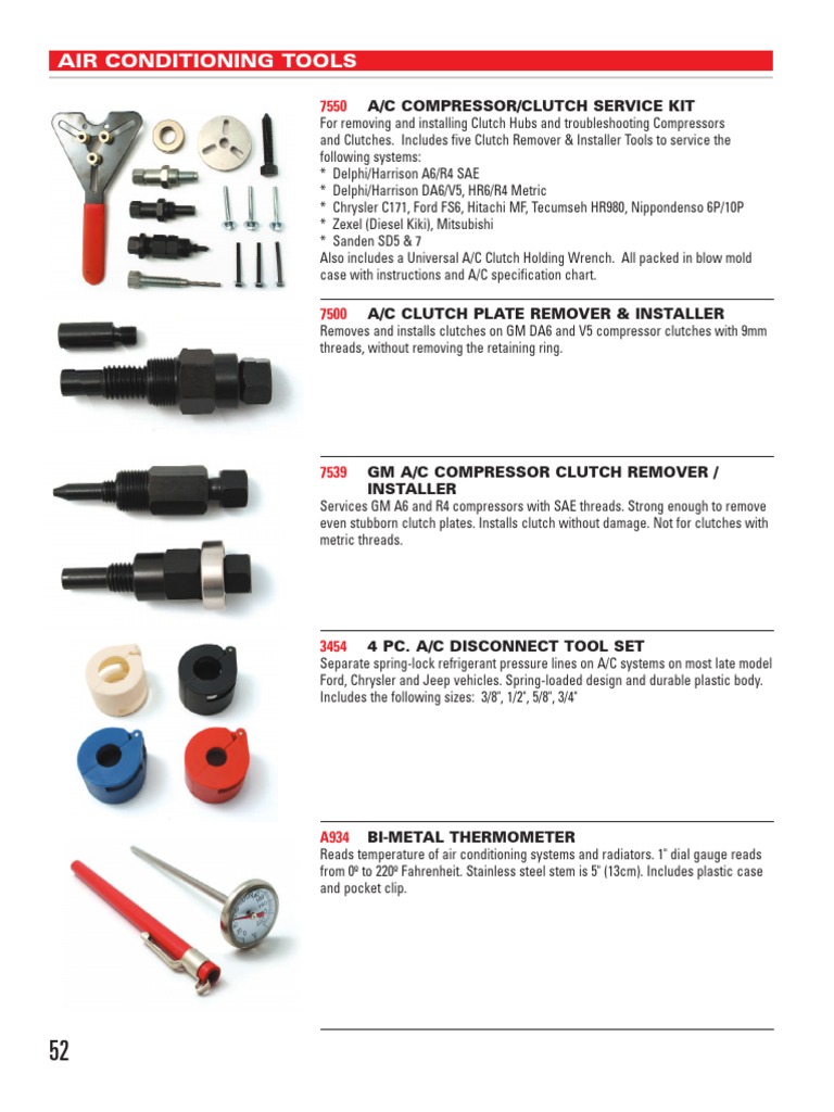 Tool Kit Comppressor | PDF