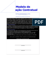 Modelo de Alteração Contratual