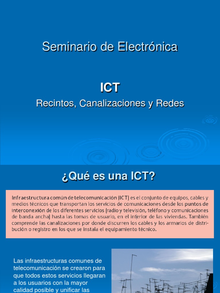 Ict Instalaciones de Telecomunicaciones en Edificios | PDF | Punto de ...
