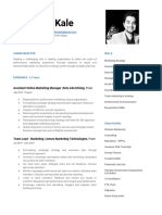 Aniket Kale CV PDF