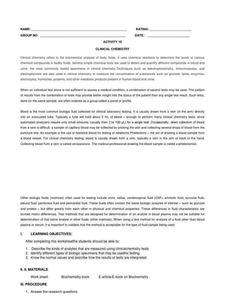CLINICAL CHEMISTRY LABORATORY MANUAL PDF FREE DOWNLOAD visual data 8
