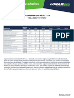 Especificações técnicas e propriedades da geomembrana PEAD lisa de 0,80 a 2,50 mm de espessura