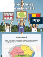 Marea Unire de La 1918 - Prezentare PowerPoint