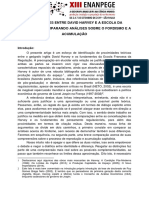 Proximidades Entre David Harvey e A Escola Da Regulação: Comparando Análises Sobre o Fordismo e A Acumulação