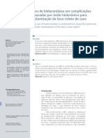 v5 Uso de Hialuronidase em Complicacoes Causadas Por Acido Hialuronico para Volumizacao Da Face Relato de Caso