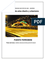 Analisis Puente Ferrobeni Bolivia