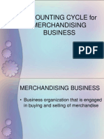 Accounting Cycle For Merchandising Business