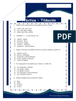 Práctica - Tildación General