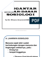 Materi 1 Dasar Dasar Sosiologi