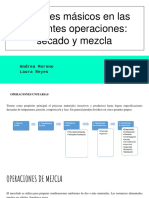Balances Másicos - Mezcla y Secado PDF