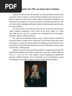 1 de Novembro de 1755