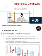 Nivelación Geométrica Compuesta Técnicas