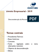 Direito Empresarial - Desconsiderao Da Personalidade Jurdica PDF