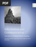 V Communication and Information in Nation Building