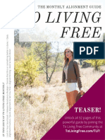 To Living Free Monthly - Teaser