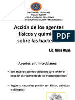 Acción de Los Agentes Físicos y Químicos Sobre Las Bacterias