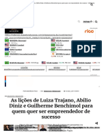 01 As Lições de Luiza Trajano, Abílio Diniz e Guilherme Benchimol para Quem Quer Ser Empreendedor de Sucesso - InfoMoney