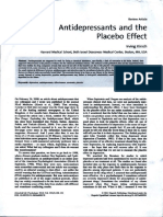 Antidepressants and The Placebo Effect
