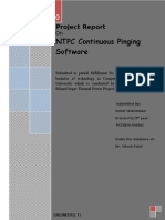 NTPC Continuous Pinging Software Project Report