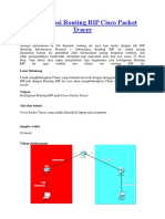 Konfigurasi Routing RIP Cisco Packet Tracer