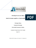 Importancia Del Conocimiento de Los Modelos Teóricos y Prácticas Clínicas para La Adecuada Recomendación Terapéutica en Un Caso Determinado