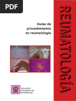 Guías de Procedimientos en Reumatología