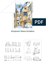 Komponen Sketsa Arsitektur