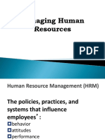 Managing Human Resources