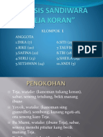 Analisis Sandiwara Kelas 9d Kelompok 1