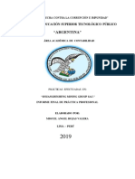 Informe de Practicas Profesionales Istp Argentina