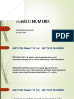 Fungsi Numerik Statitiska