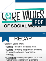 Core Values of Social Work