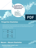 ELASTISITAS PERMINTAAN DAN PENAWARAN